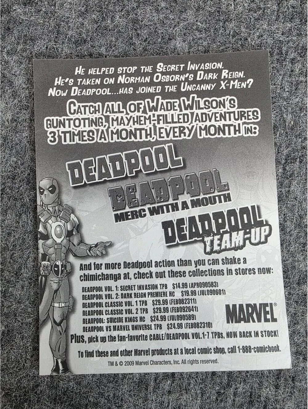 Deadpool #7 25th Anniversary Special Marvel Comic 2016 Wade Wilson